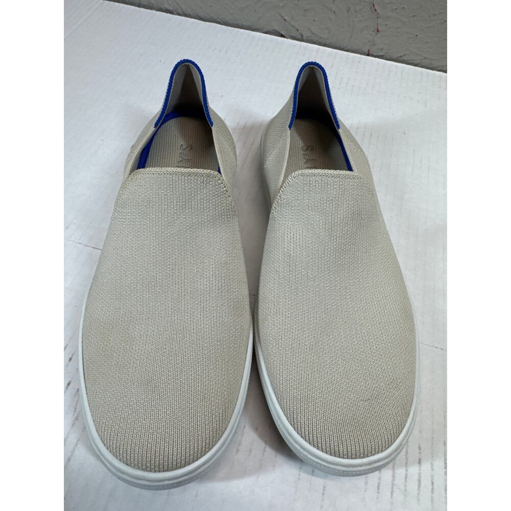 Rothy's The Slip On Sand Knit Fabric Low Top Lifestyle Sneakers Womens‎ Size 6.5